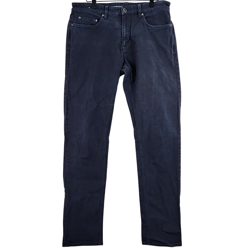 RODD & GUNN Pants Mens 34x32 Dark Wash Straight Leg Casual Everyday Stretch